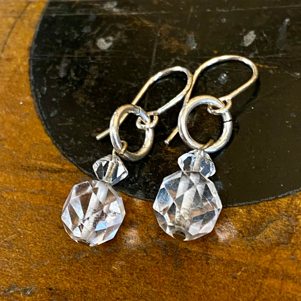 Vintage crystal Drop Earrings