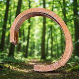 Hand forged copper wrist bangle/bracelet