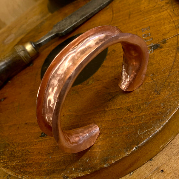 Copper cuff wrist bracelet/bangle