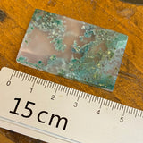 Moss agate specimen (green)