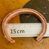 Hand forged copper bangle/bracelet