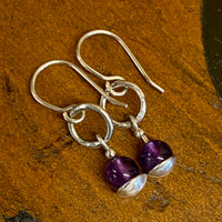Amethyst earrings