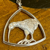 Vintage kiwiana kiwi pendant