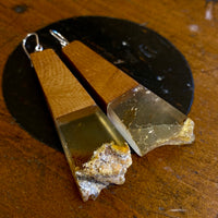 Kauri gum earrings