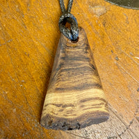 Unique wood pendant