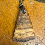 Unique wood pendant