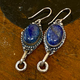 Vintage lapis lazuli earrings