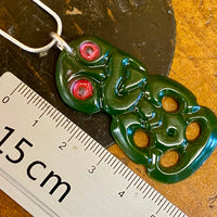 Vintage souvenir tiki pendant/necklace