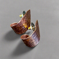 Copper Curl Earrings