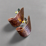 Copper Curl Earrings