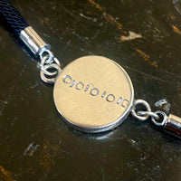 Sterling silver charm wrist bracelet