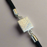 Sterling silver charm wrist bracelet