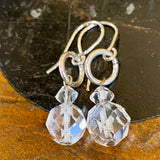 Vintage crystal Drop Earrings