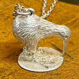 Vintage sterling kiwiana kiwi pendant