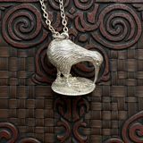 Vintage sterling kiwiana kiwi pendant