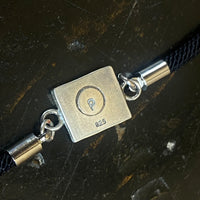 Sterling silver charm wrist bracelet