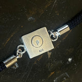 Sterling silver charm wrist bracelet