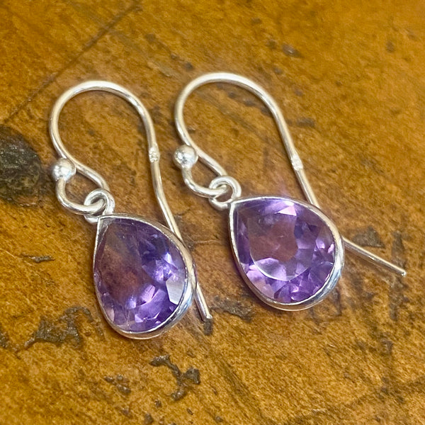 Amethyst earrings