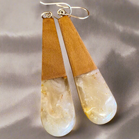 Kauri gum earrings
