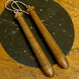 Vintage bobbin earrings