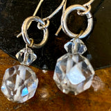 Vintage crystal Drop Earrings