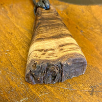 Unique wood pendant