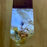 Kauri gum and swamp kauri pendant