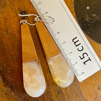 Kauri gum earrings