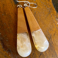 Kauri gum earrings