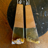 Kauri gum earrings