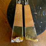 Kauri gum earrings