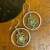 Updated vintage earrings