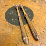 Vintage bobbin earrings
