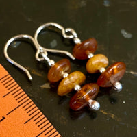 Small Vintage amber earrings
