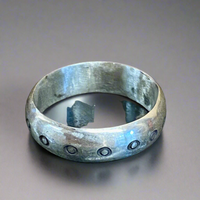 Sterling silver ring (half round)