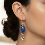 Vintage lapis lazuli earrings
