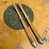 Vintage bobbin earrings