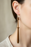 Vintage bobbin earrings