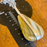NZ sardonyx and silver necklace